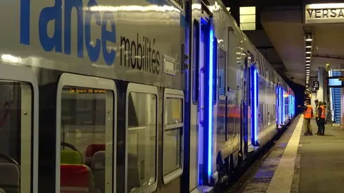 Des portes lumineuses en test sur le RER C pour améliorer la...